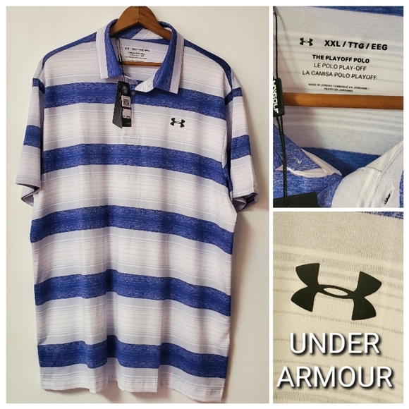 under armour mens playoff polo